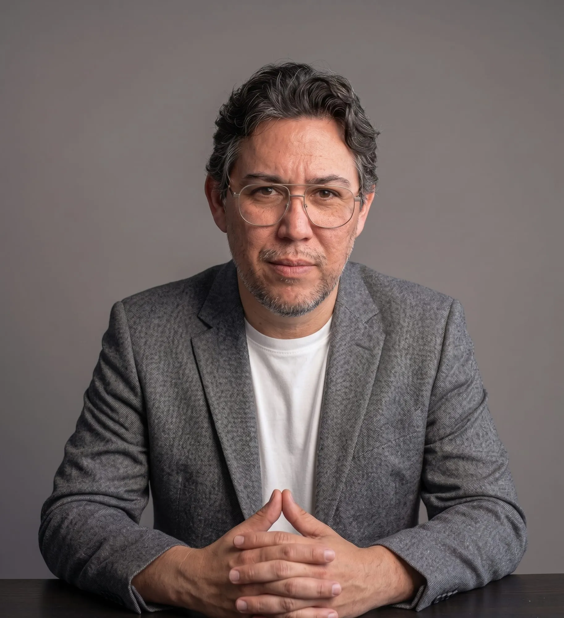 Retrato de Fabio Blanco, professor de oratória